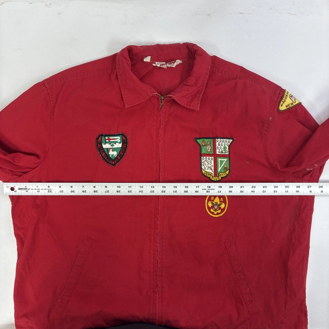 Vintage Boy Scouts Of America Patches Jacket Size 2XL 60s 70s