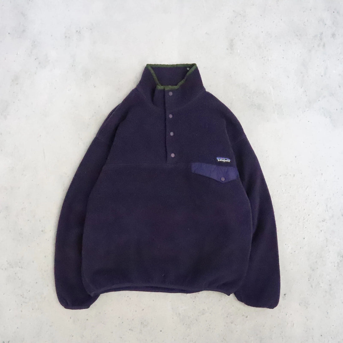 Vintage Patagonia Synchilla Snap T Fleece Jacket Large 90s