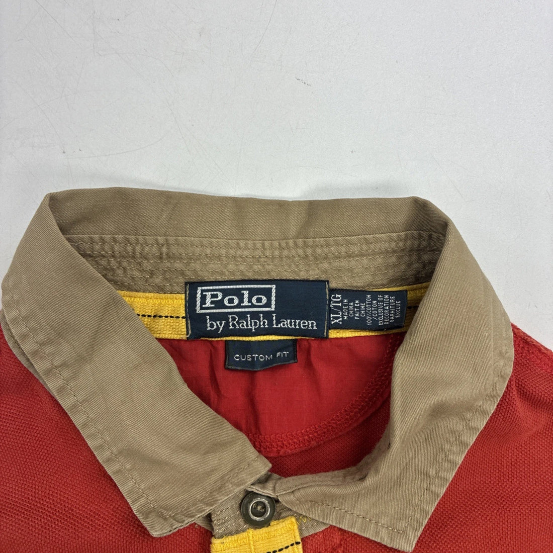 Vintage Polo Ralph Lauren C1 Rafting Rugby Shirt Size XL