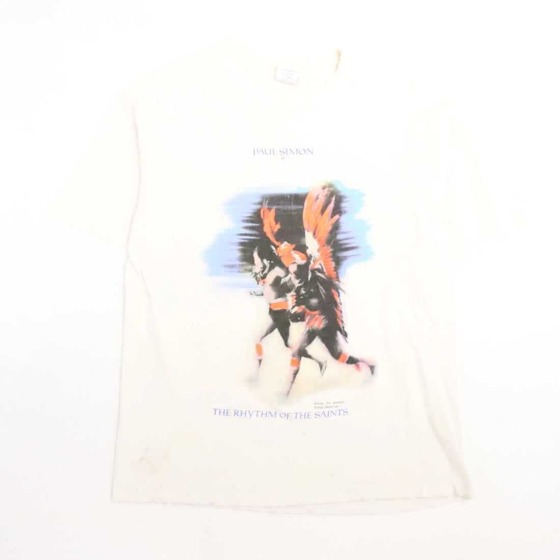 Vintage Paul Simon The Rhythm Of The Saints T-Shirt Size XL 1991 90s