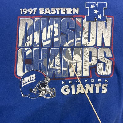 Vintage New York Giants Division Champs Sweatshirt Crewneck 2XL 1997 90s NFL