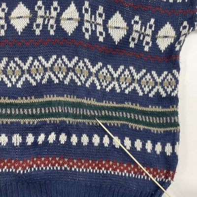 Vintage Puritan Crewneck Sweater Size XL Fair Isle