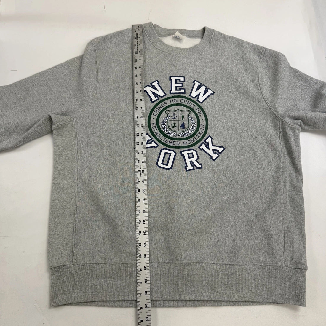 J.Crew New York Crest Crewneck Sweatshirt Size 2XL