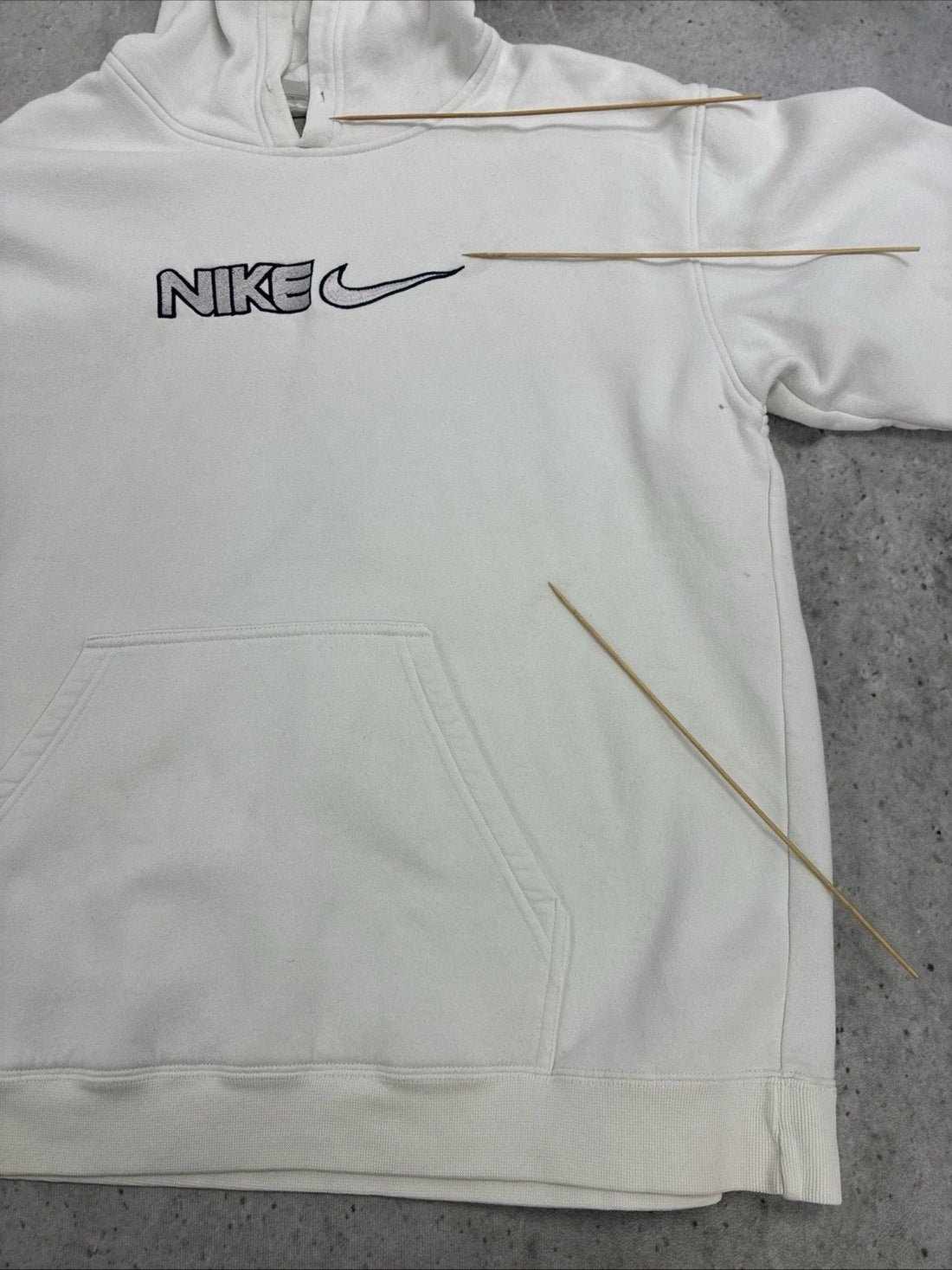 Vintage Nike Spell Out Sweatshirt Hoodie Size XL