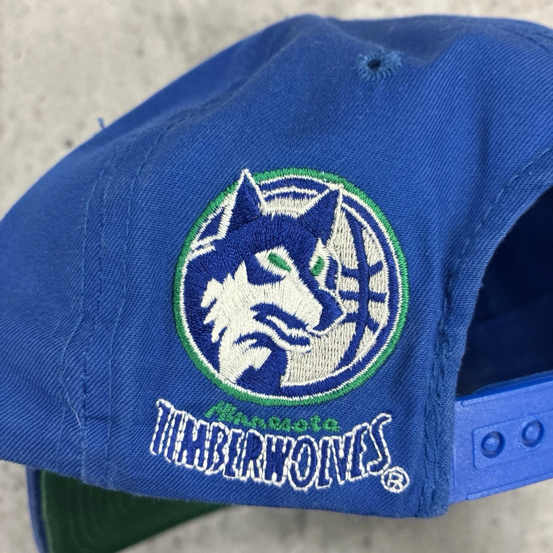 Vintage Minnesota Timberwolves G Cap Snapback Hat OSFA 90s NBA