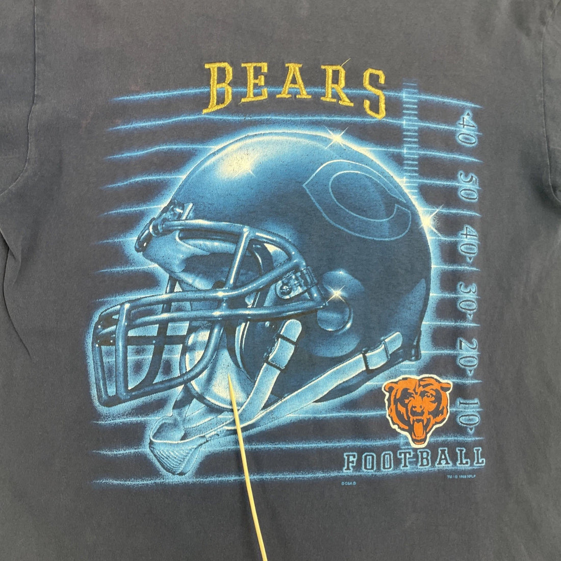 Vintage Chicago Bears T-Shirt Size Large 1998 90s NFL