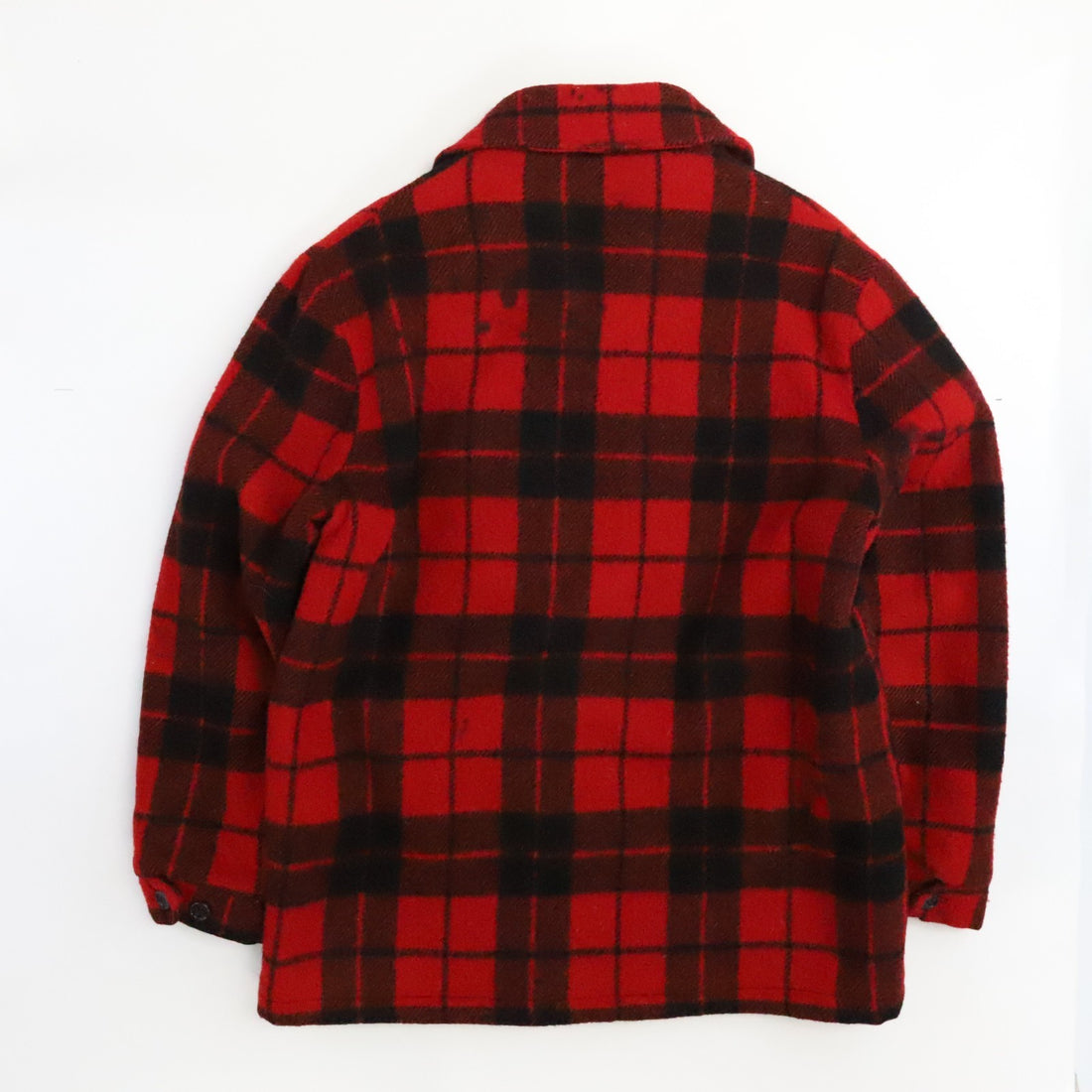 Vintage Woolrich Wool Coat Jacket Size Medium Plaid
