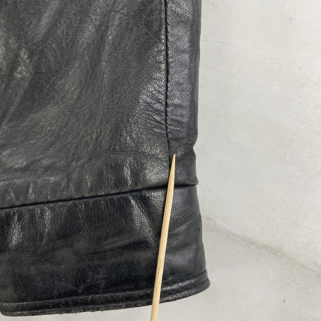 Vintage London Fog Leather Bomber Jacket Size XL Black