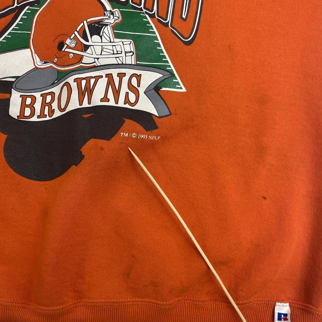 Vintage Cleveland Browns Russell Athletic Sweatshirt Crewneck Size 2XL 90s NFL