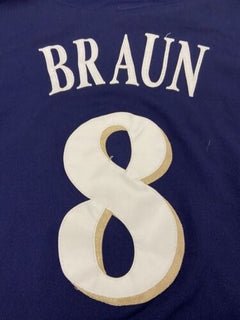 Milwaukee Brewers Jersey Mens XL Blue Ryan Braun Majestic Cooperstown  Collection