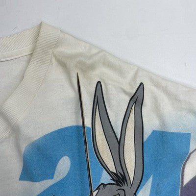 Vintage Jeff Gordon Looney Tunes Racing T-Shirt 2XL All Over Print 2001 NASCAR