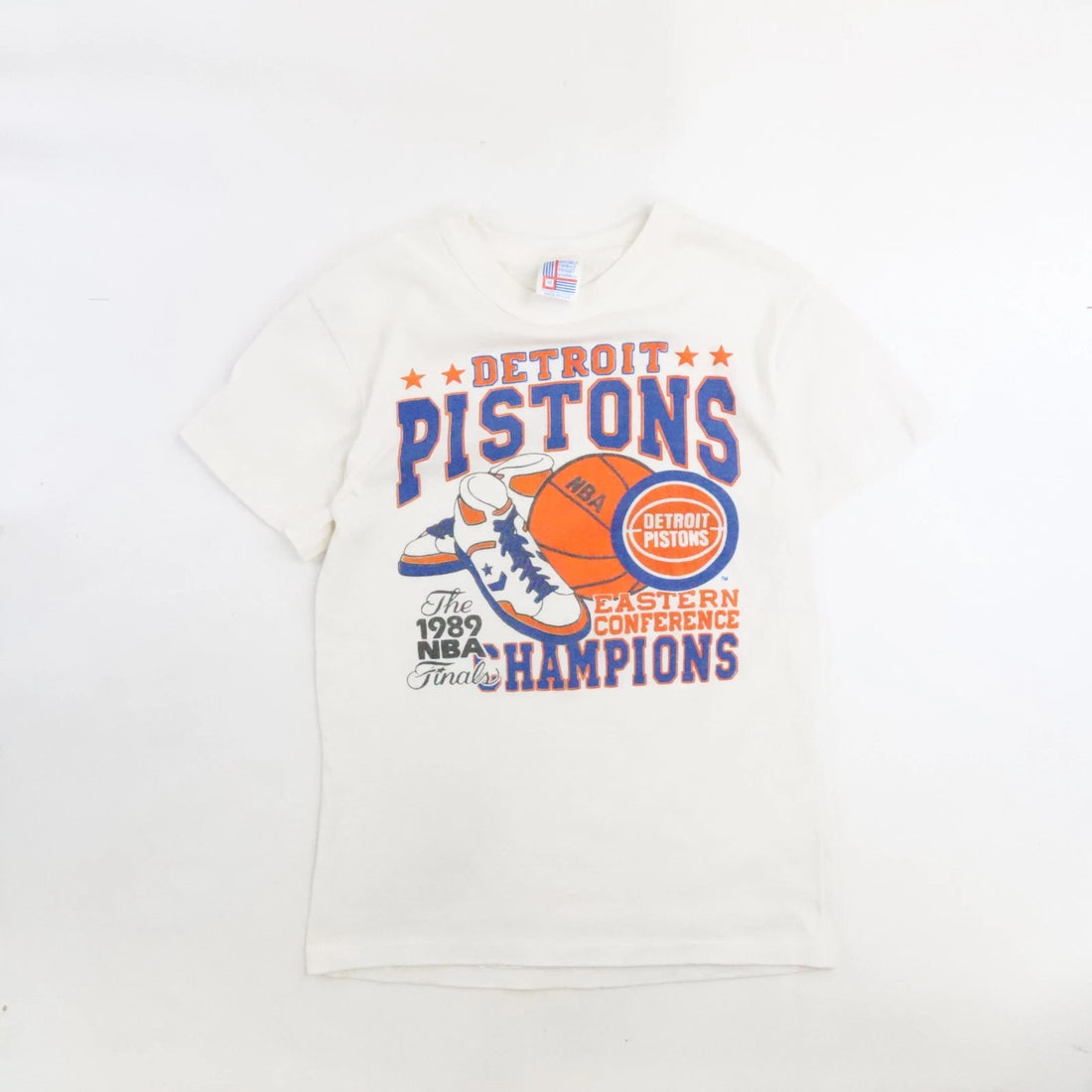 Vintage Detroit Pistons Finals T-Shirt Size Medium 1989 80s NBA