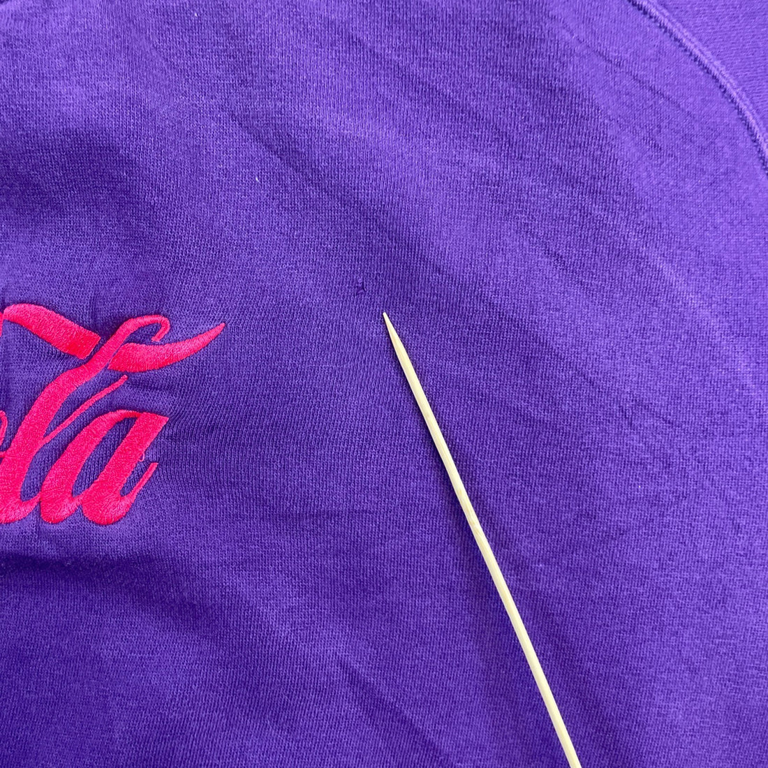 Vintage Coca Cola Crewneck Sweatshirt Size Medium Purple Coke Promo