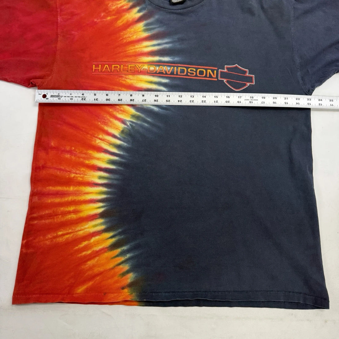 Vintage Harley Davidson Tie Dye Carlton T-Shirt Size Large