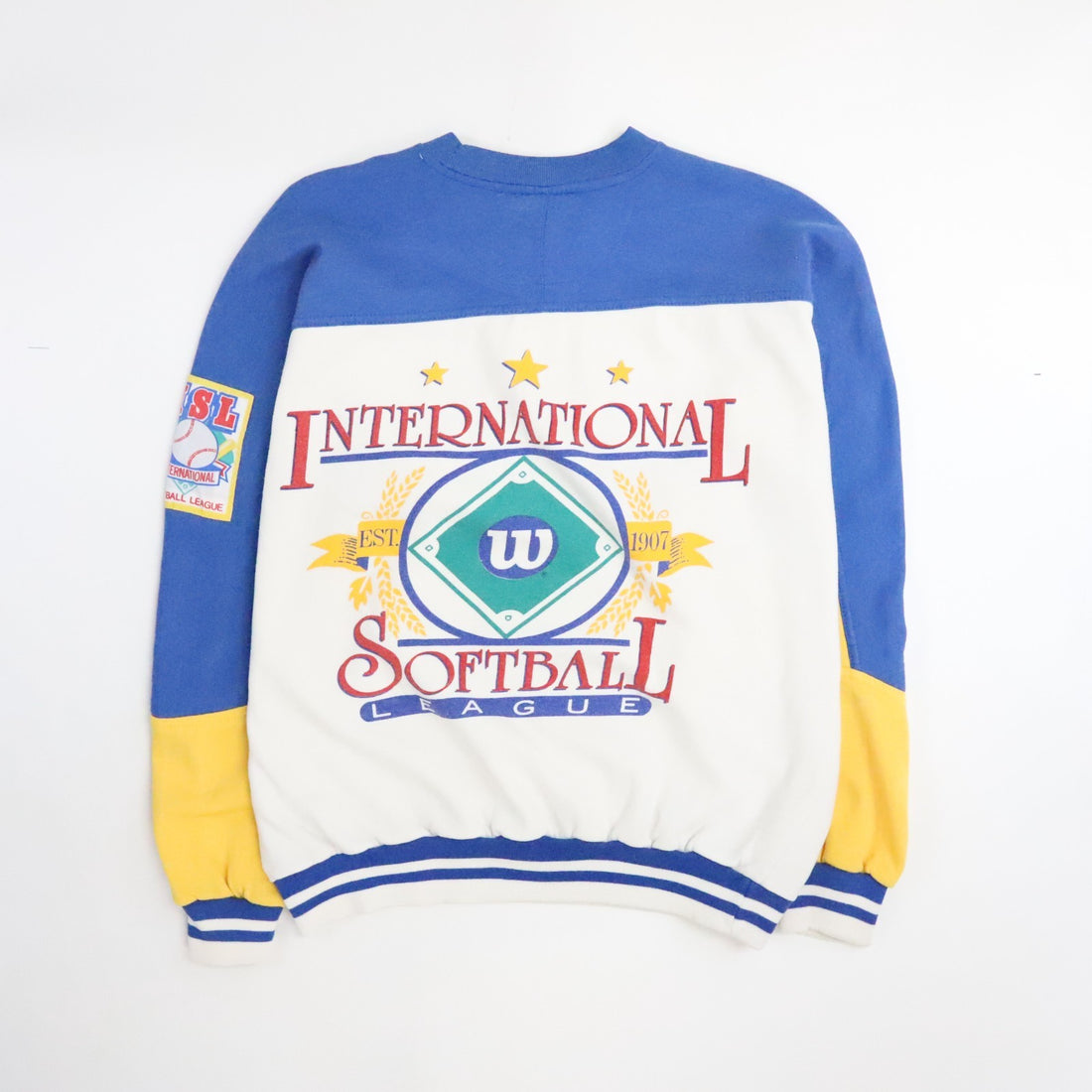 Wilson International Softball League Crewneck Sweatshirt Size Large
