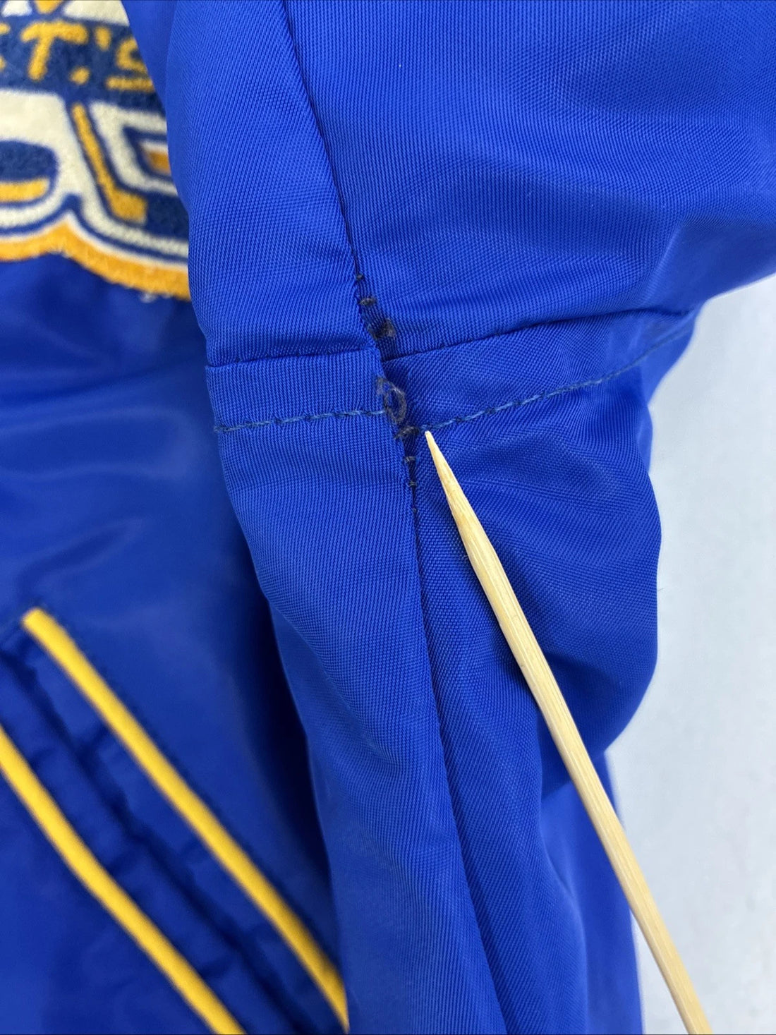 Vintage Langenburg JTS Hockey Varsity Bomber Jacket Size 42
