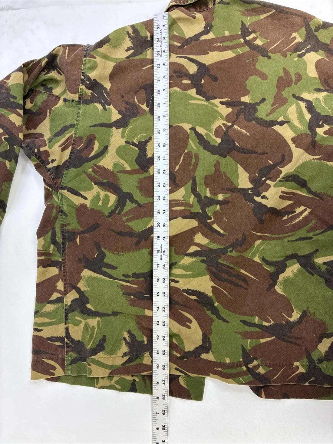 Vintage British Camo Combat Shirt Jacket Size XL
