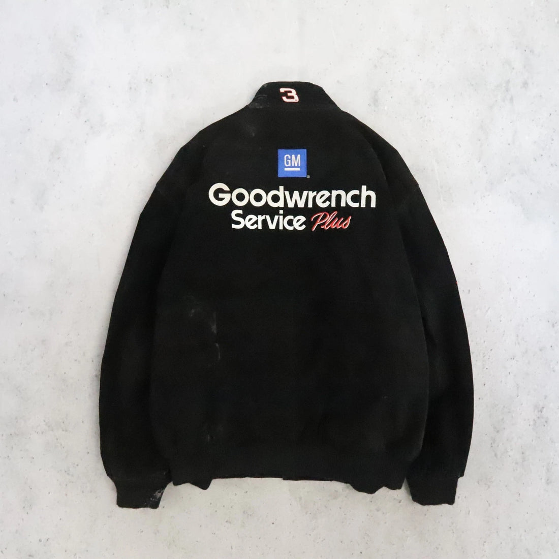 Vintage Dale Earnhardt Goodwrench Leather Suede Racing Jacket 2XL JH Design