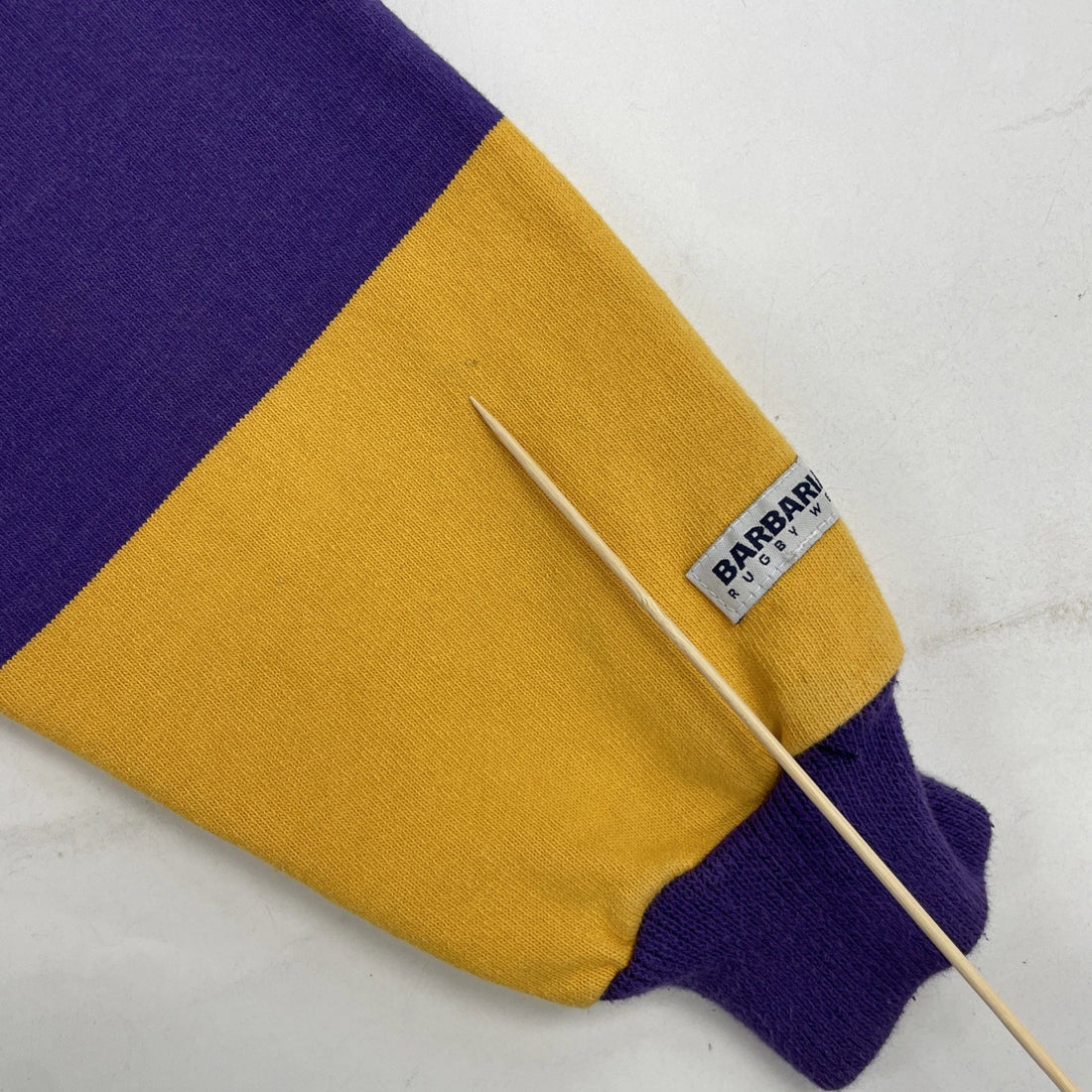 Vintage Laurier Barbarian Rugby Shirt Size Small Hooded Striped