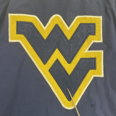 Vintage West Virginia Mountaineers Nutmeg Puffer Jacket Size XL NCAA
