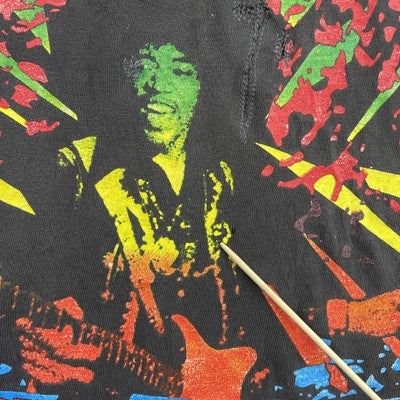 Vintage Jimi Hendrix Experience Winterland T-Shirt Size XL 90s