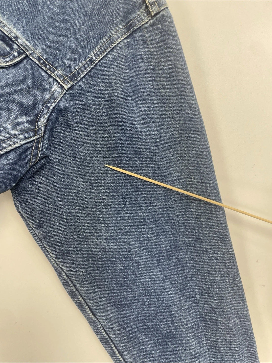 Vintage Denim Trucker Jacket Size Small Blue