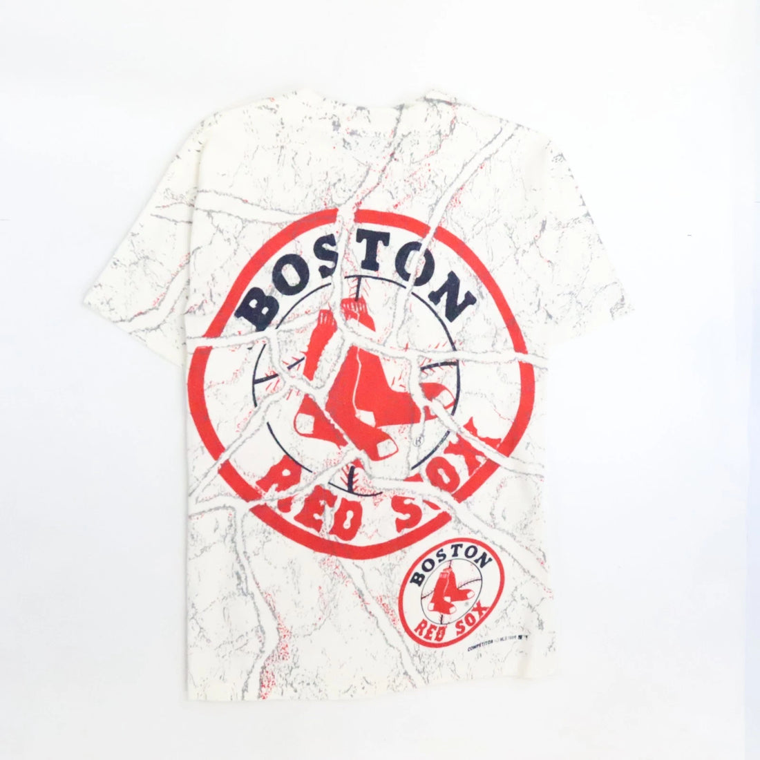 Vintage Boston Red Sox T-Shirt Size Medium All Over Print 1994 90s MLB