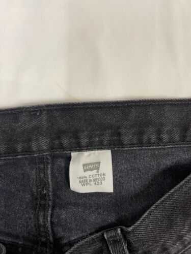 Vintage Levi Strauss & Co 501 Denim Jeans Pants Size 36 X 34 Black