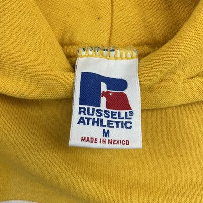 Vintage California Golden Bears Russell Athletic Sweatshirt Hoodie Medium Yellow