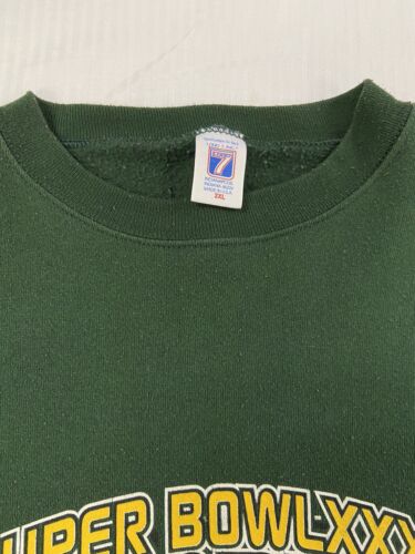 Vintage 90s Green Bay Packers Sweatshirt Super Bowl Crewneck 