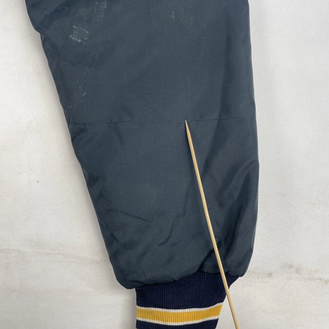 Vintage Line Backer Michigan Bell Bomber Jacket Size Large Chain Stitched