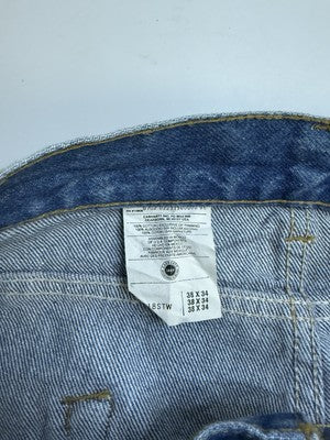 Vintage Carhartt Denim Jeans Work Pants Size 38 X 34