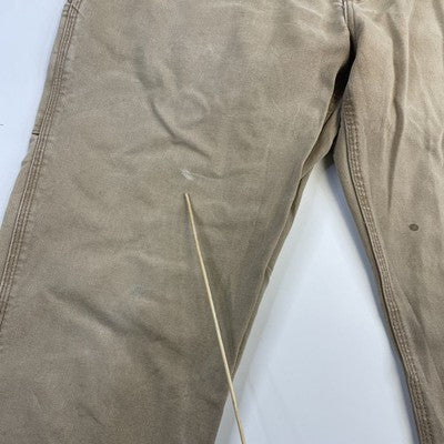 Vintage Carhartt Canvas Carpenter Work Pants Size 34 X 30 Brown