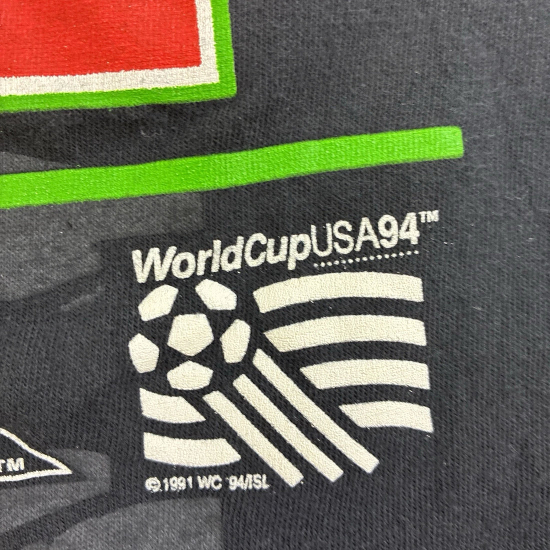 Vintage Italy World Cup 1994 T-Shirt Large FIFA 90s