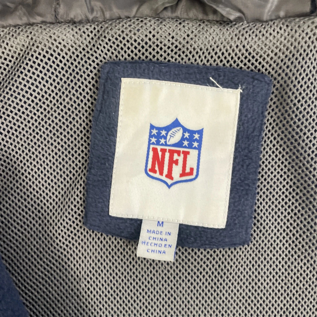 New England Patriots Hooded Fleece Jacket Size Medium NFL