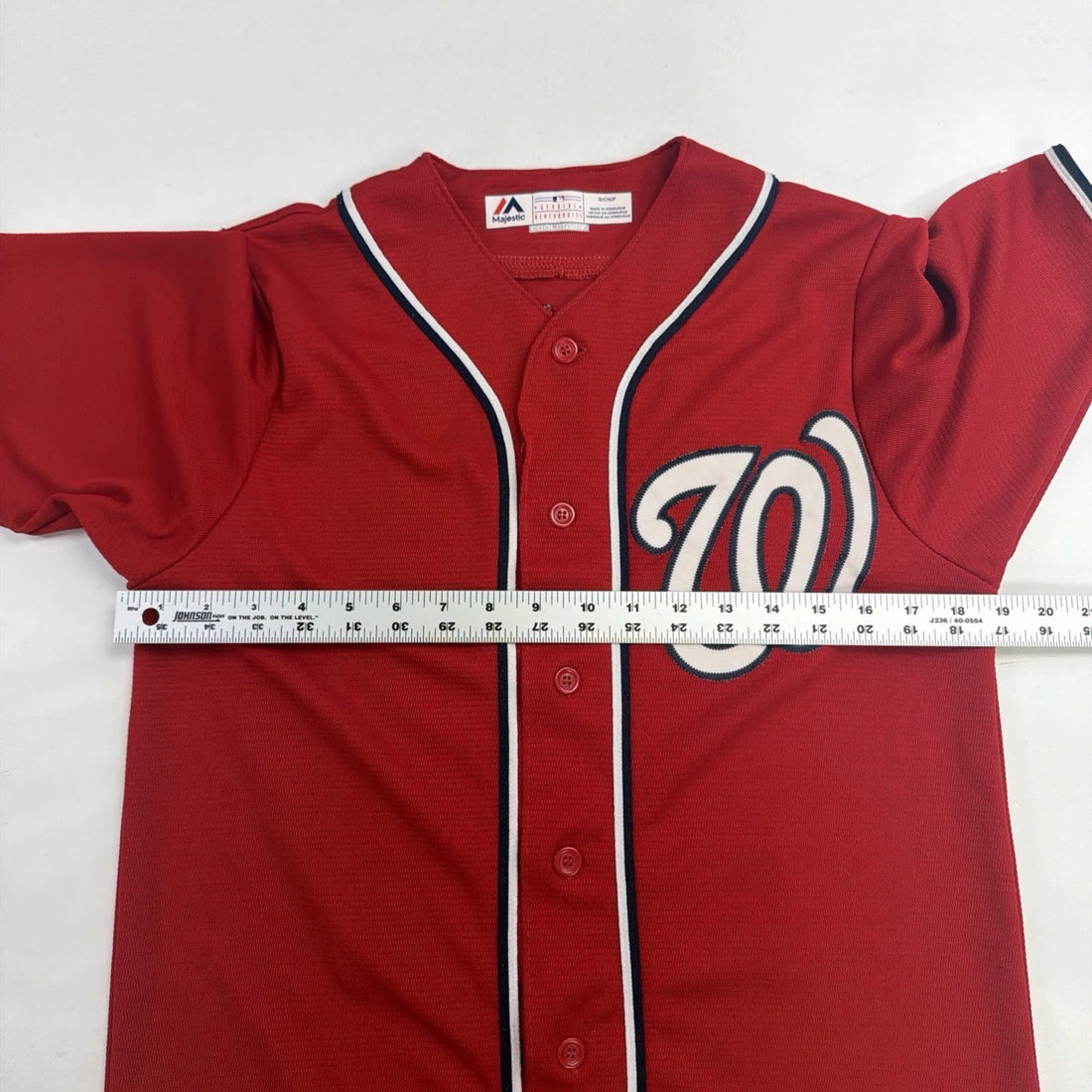 Washington Nationals Max Scherzer Majestic Jersey Size Small MLB
