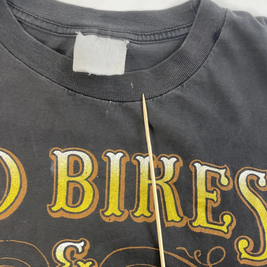 Vintage Old Bikes & Good Whiskey T-Shirt Size Large