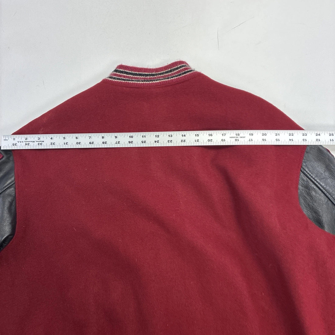 Vintage NP Football Leather Wool Varsity Jacket Size XL 2004