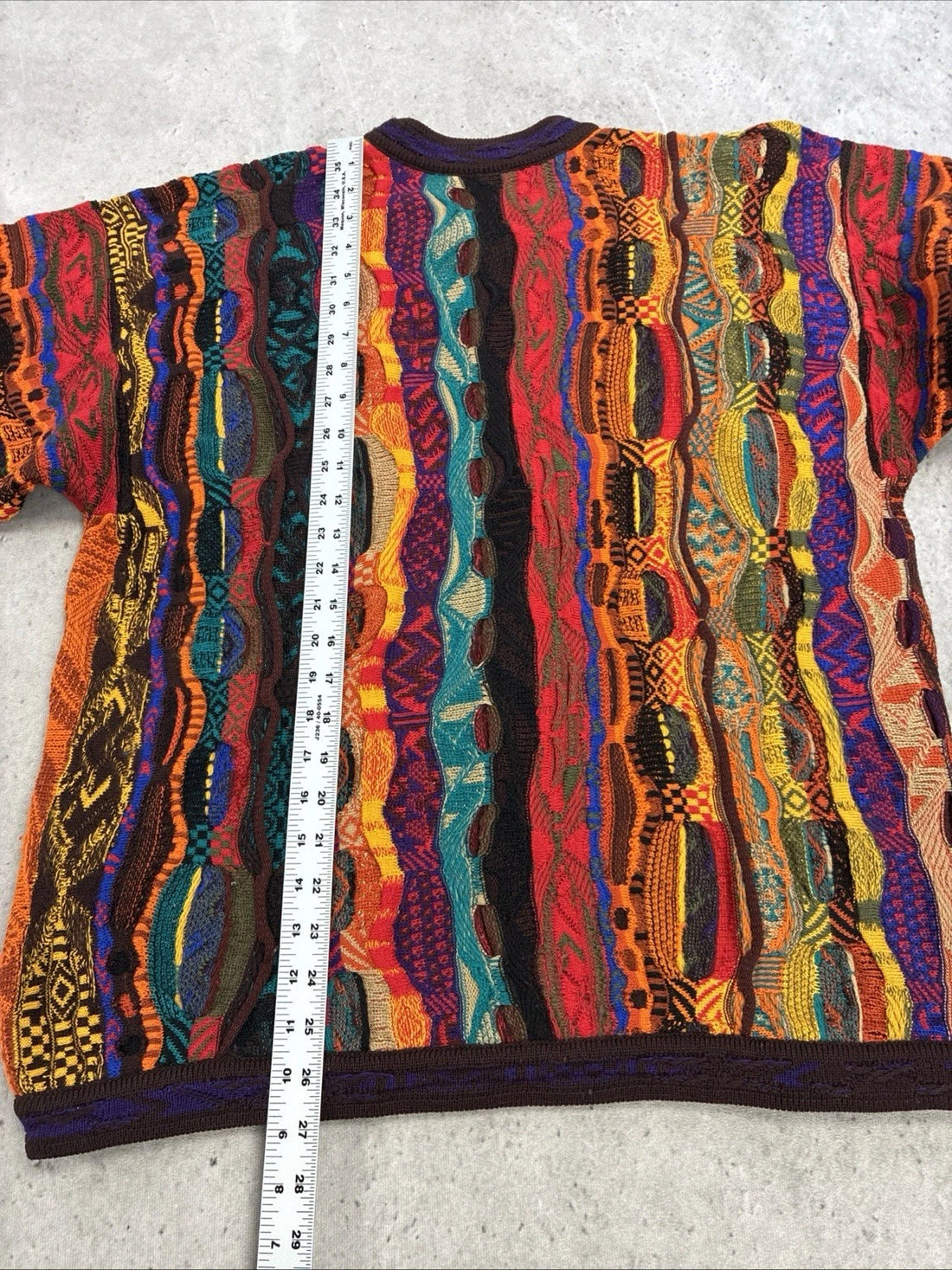 Coogi Australia 3D Knit Crewneck Sweater Size Large