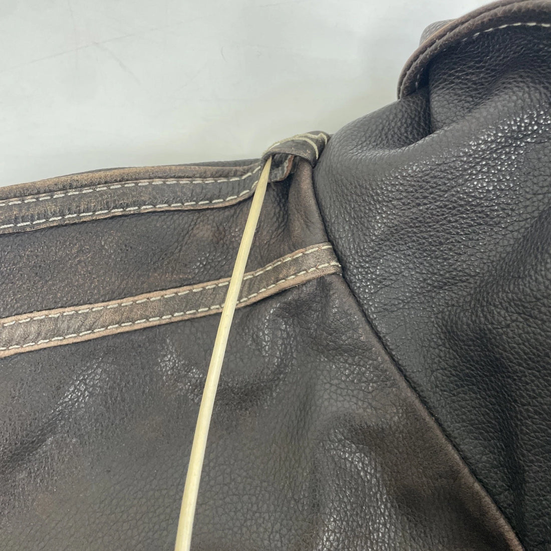 CMM Canada Leather Motorcycle Jacket Size XL Brown