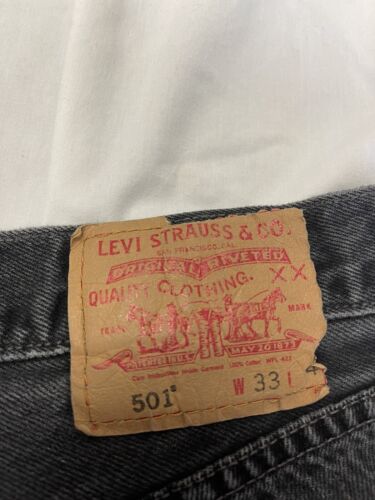 Vintage Levi Strauss & Co 501 Denim Jeans Pants Size 33W X 34L 501-0660