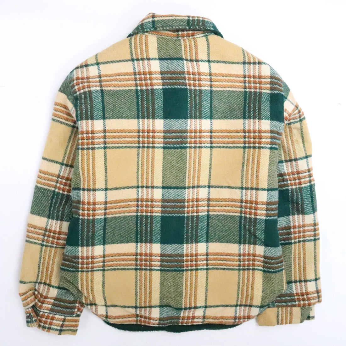 Vintage JC Penney Shirt Jacket Size XL Plaid Fleece Lined