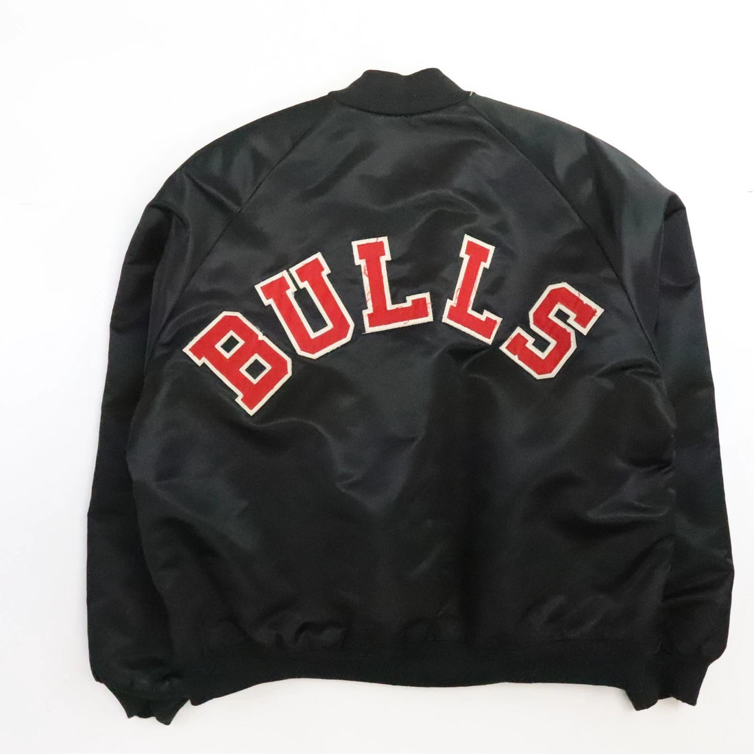 Vintage Chicago Bulls Chalk Line Satin Bomber Jacket Size XL 90s NBA