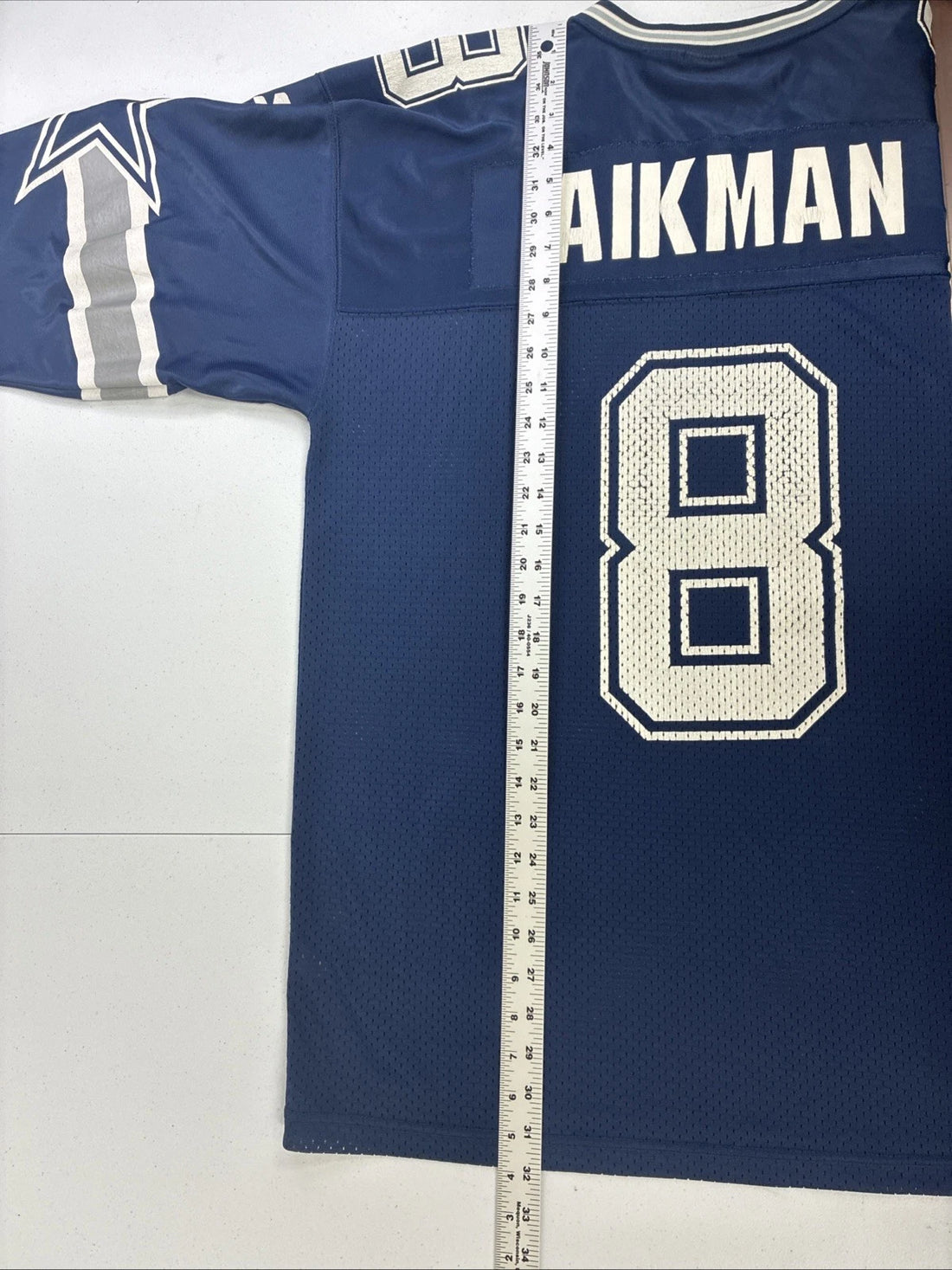 Vintage Dallas Cowboys Troy Aikman Starter Jersey Size 48 Large 1995 90s NFL