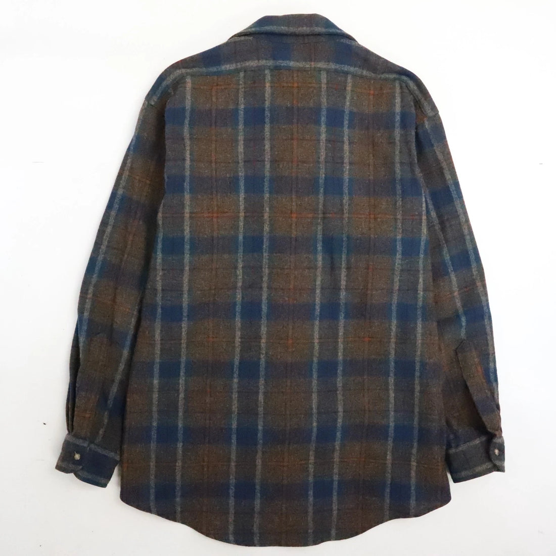 Vintage Pendleton Wool Lodge Button Up Shirt Size Large Plaid