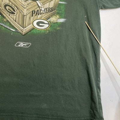 Vintage Green Bay Packers Reebok T-Shirt Size Large NFL