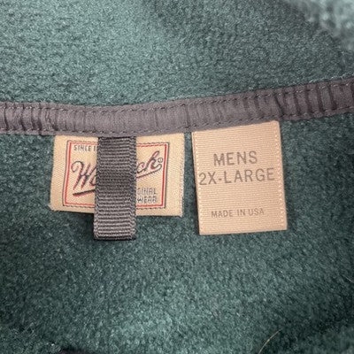 Woolrich Snap Fleece Jacket Size 2XL Green