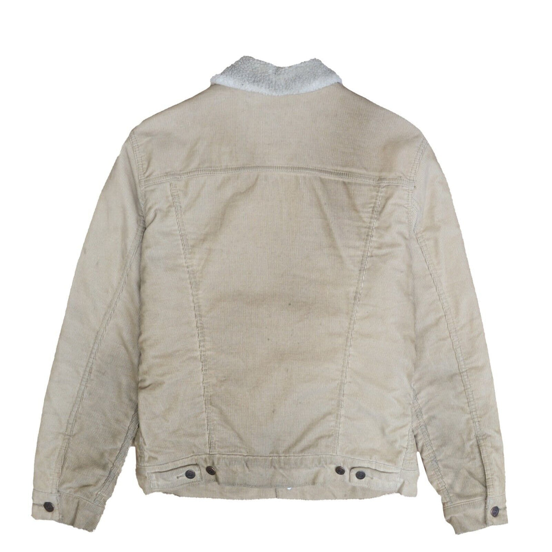 Levi Strauss Co Corduroy Trucker Jacket Size Medium Sherpa Lined