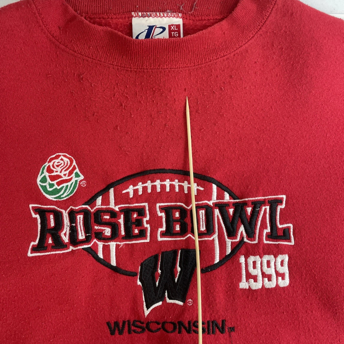 Vintage Wisconsin Badgers Rose Bowl Crewneck Sweatshirt Size XL 1999 90s NCAA