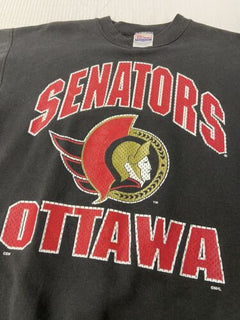 Printify Ottawa Senators Vintage 90's Heavyweight NHL Hoodie Red / 4XL